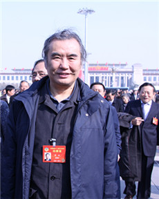 參加全國(guó)政協(xié)開(kāi)幕式的委員李冰