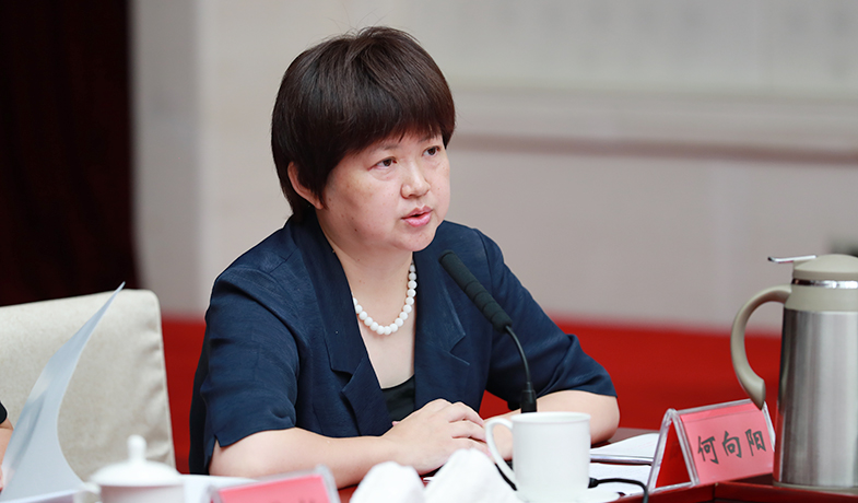 評獎辦公室主任何向陽就作品申報公示、分組及借閱、會務(wù)事項等作說明