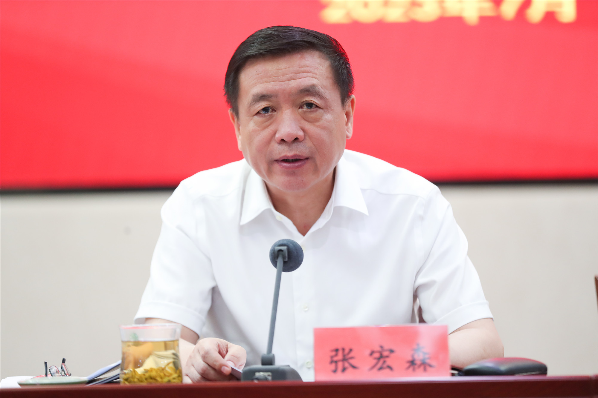 中國作協(xié)黨組書記、副主席張宏森講話