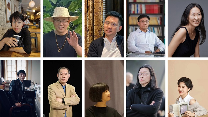 上：黎紫書、舒飛廉、沈念、尹文武、孟小書   下：張定浩、劉文飛、吳雅凌、朱朱、周婉京