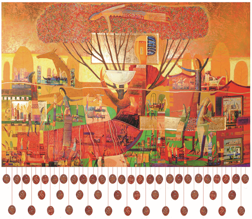 桑葚樹(油畫) 【烏克蘭】羅曼·奧巴林斯基 作