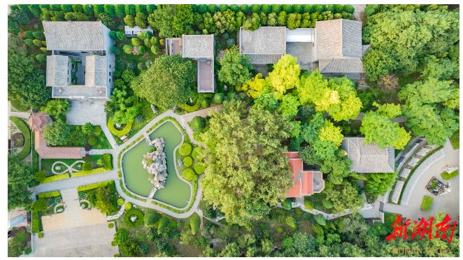 風(fēng)景如畫的賈家莊作家村。