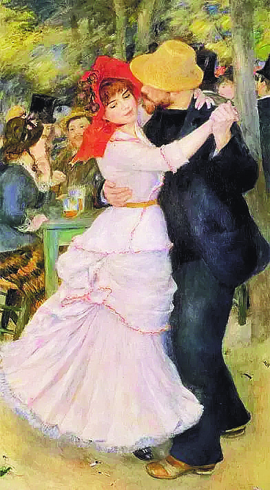 布吉瓦爾舞蹈(女模特為瓦拉東) 雷諾阿 作