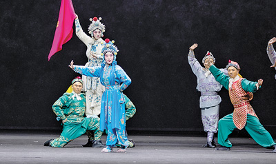 國家京劇院京劇《主角》劇照。 　　李春來攝