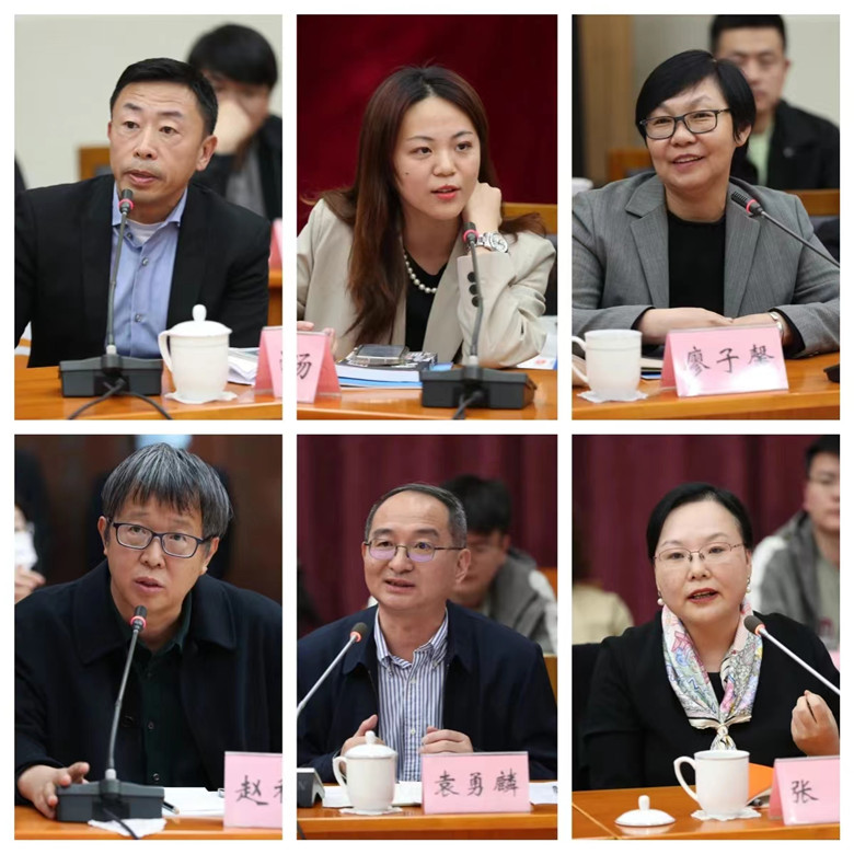 游江、程皎旸、廖子馨、趙稀方、袁勇麟、張莉發(fā)言