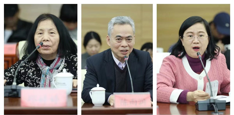 邱婷婷、陳雨潤(rùn)、周瀚發(fā)言