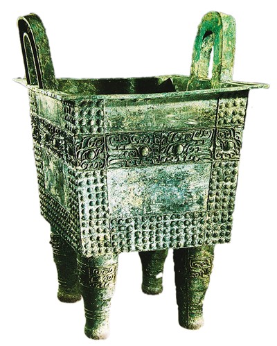 商代“杜嶺一號(hào)”方鼎。 　　本文圖片均由鄭州商都遺址博物院提供