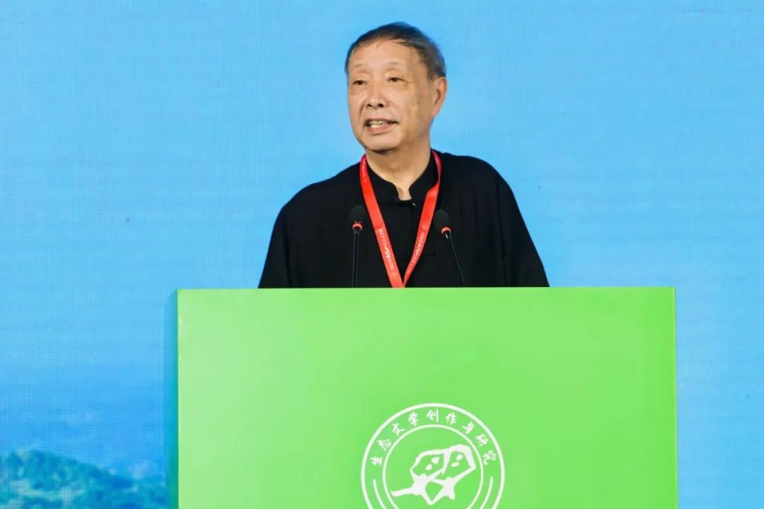 韓少功在2024年五指山生態(tài)文學周活動現(xiàn)場