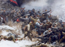 高洪波：麥新與《大刀進(jìn)行曲》　　麥新，是我童年記憶中印象特別深刻的名字。他是犧牲在我的故鄉(xiāng)科爾沁草原的著名烈士……[詳細(xì)]