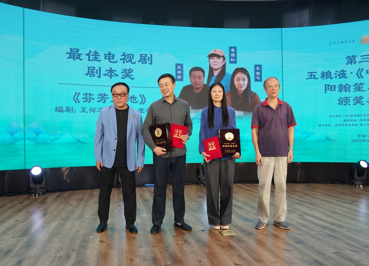 最佳電視劇劇本獎頒獎現(xiàn)場