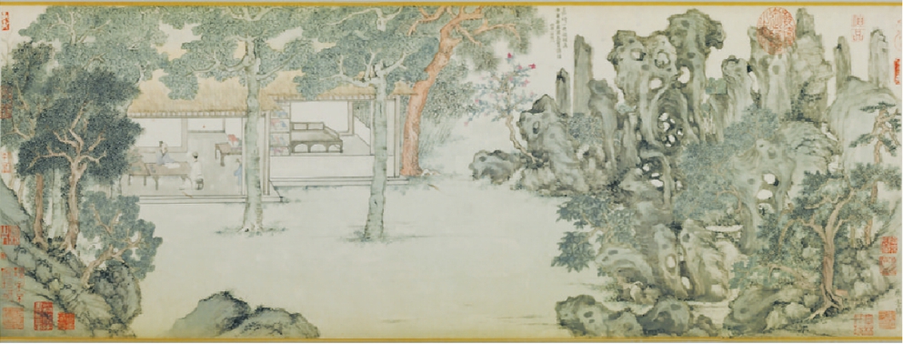 文徵明《真賞齋圖》，中國國家博物館藏