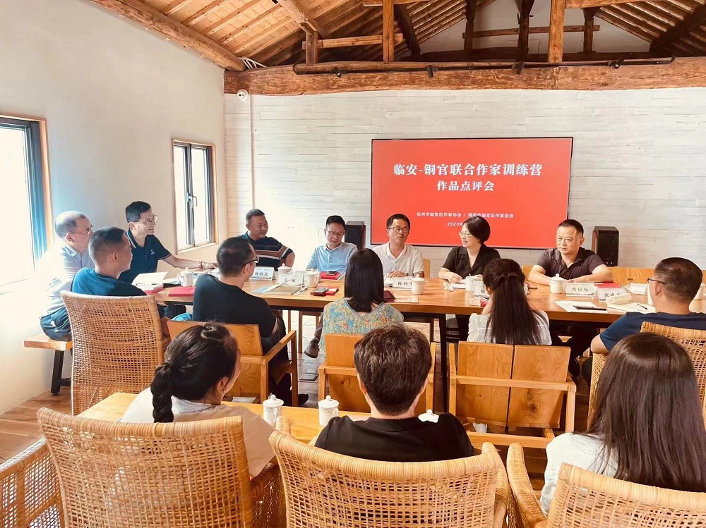臨安實(shí)踐點(diǎn)與安徽作家開(kāi)展訓(xùn)練營(yíng)活動(dòng)