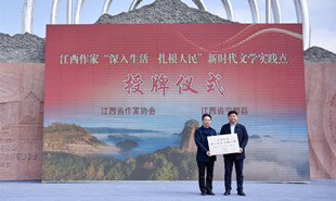 新時(shí)代文學(xué)實(shí)踐點(diǎn)授牌