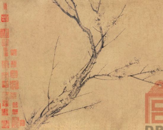 宋 揚(yáng)無咎 《四梅花圖》卷（局部）