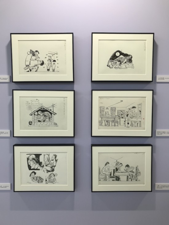 展廳現(xiàn)場，丁聰作品