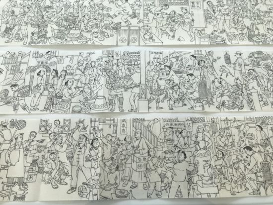 展廳現(xiàn)場，羅希賢《七十二家房客》