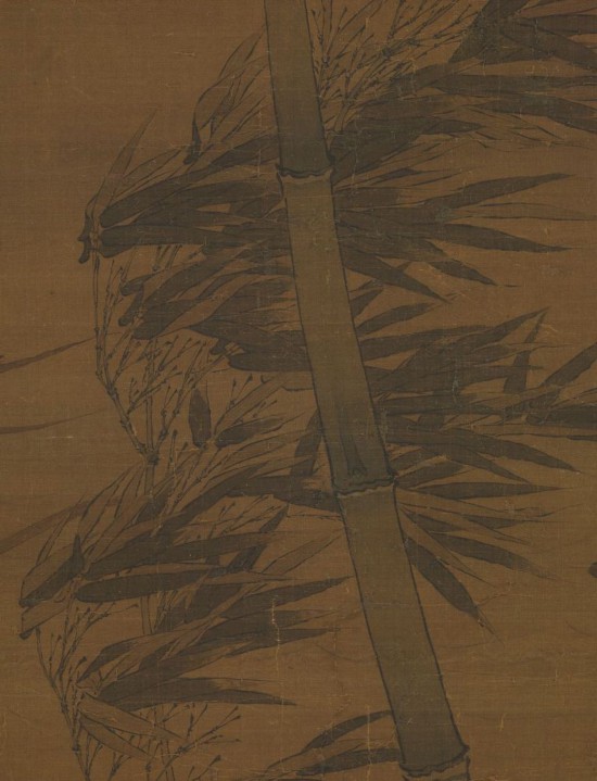 (宋) 崔白 (傳) 竹鷗圖(局部)